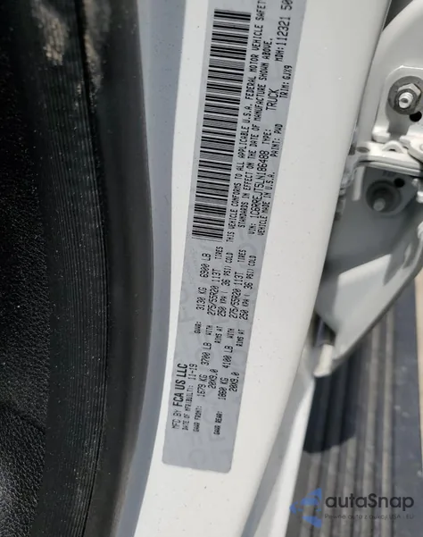 2020 Ram 1500 Laramie z USA, uszkodzony, nr VIN 1C6RREJT5LN186488